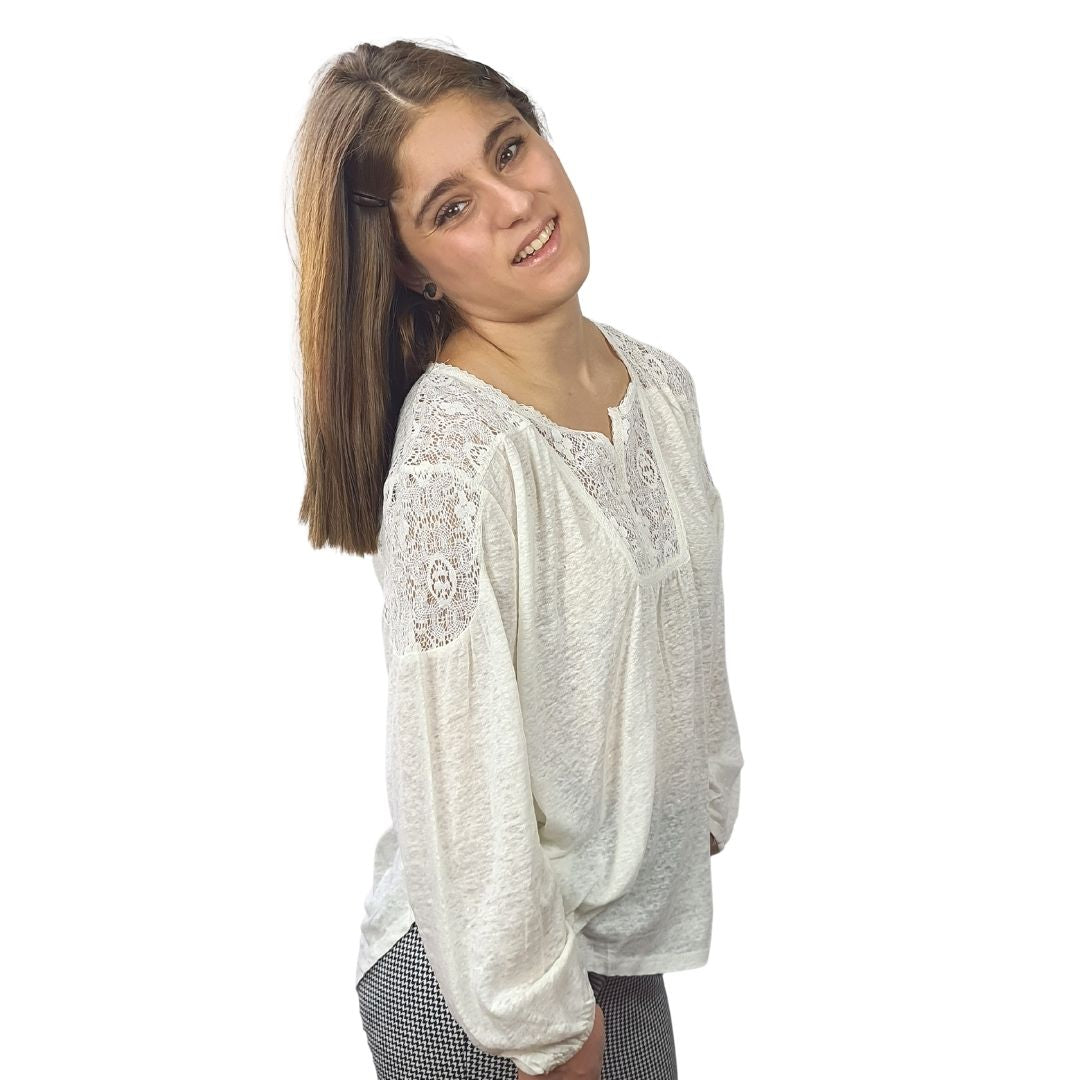 Polera Rapsodia Lira Crudo