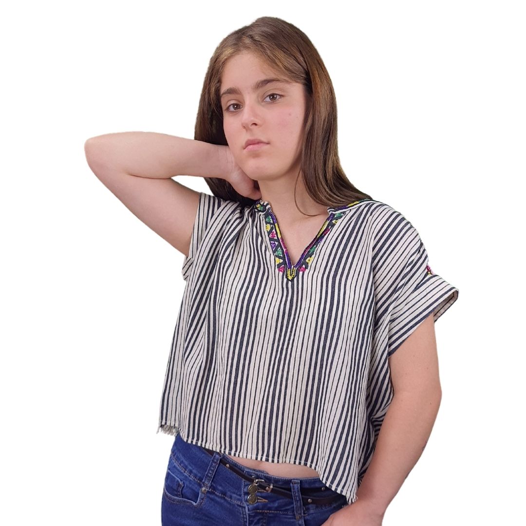 Blusa Rapsodia Meli Takina Negro