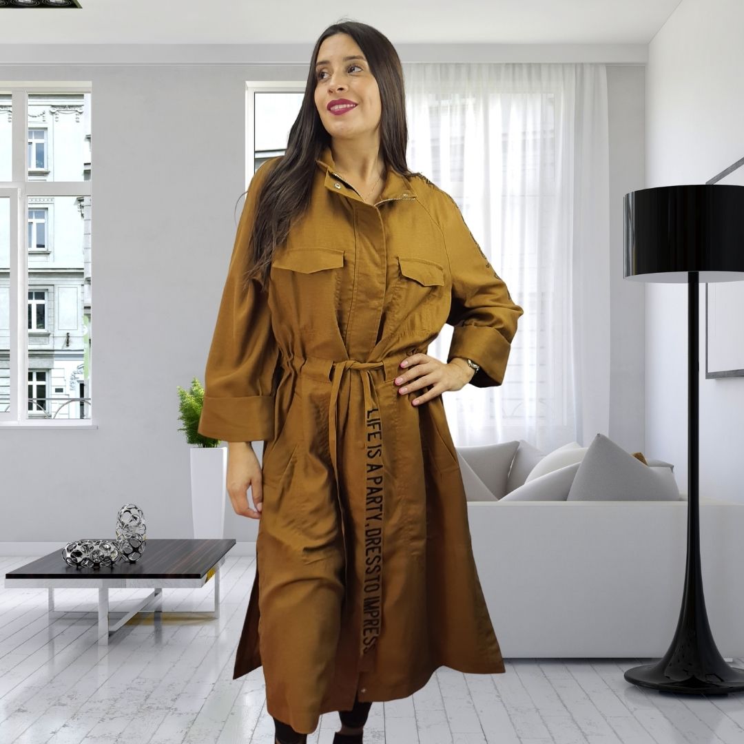 Blazer Vero Moda Marron Style KUNDI L/S COAT(NC)