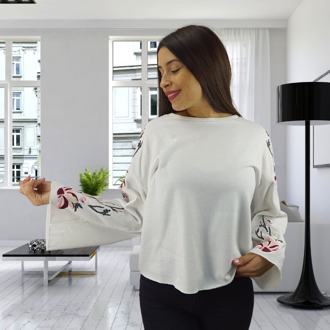 Sweater Vero Moda Blanco Style JUDY L/S SWEAT(NR)