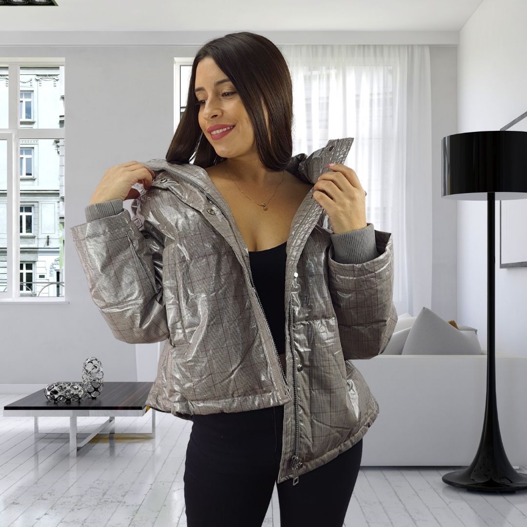 Parka Vero Moda Gris Style JANETTA SHORT DOWN JKT(AL)