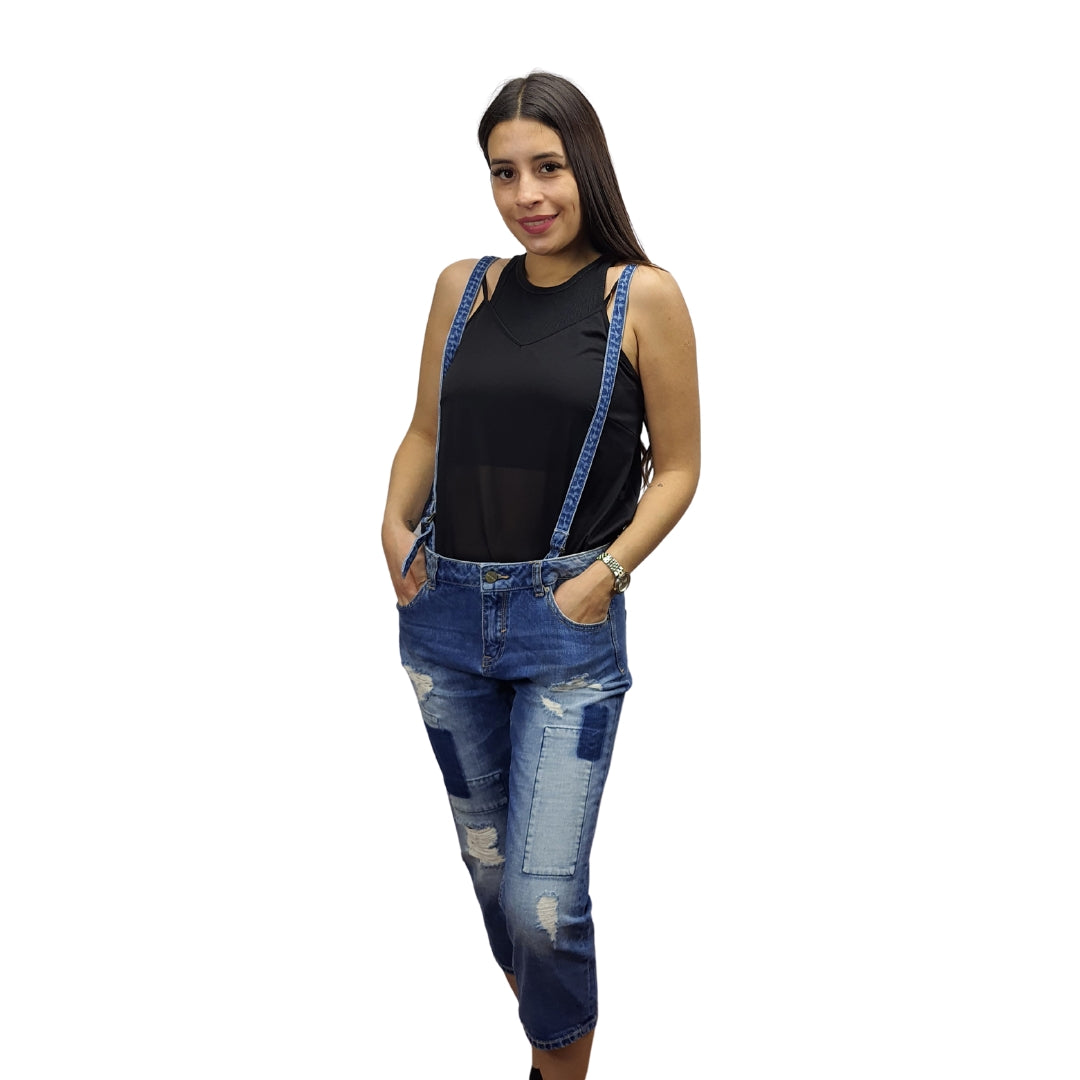 Jeans Vero Moda Azul Style BEAN 3/4 BOYFRIEND JEANS(NE-CT-2)