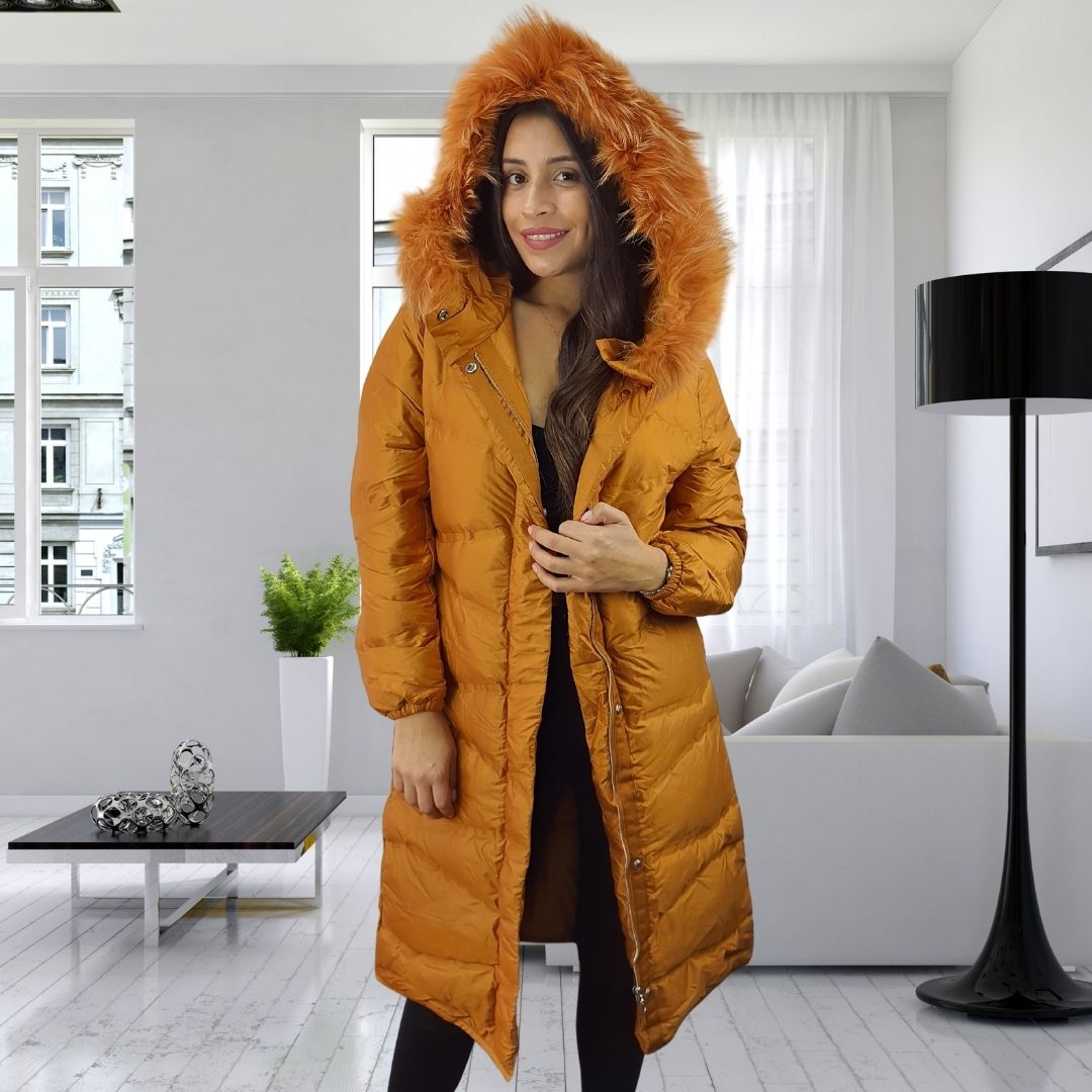Parka Vero Moda Maroon Style STOUT LONG DOWN COAT(AL)