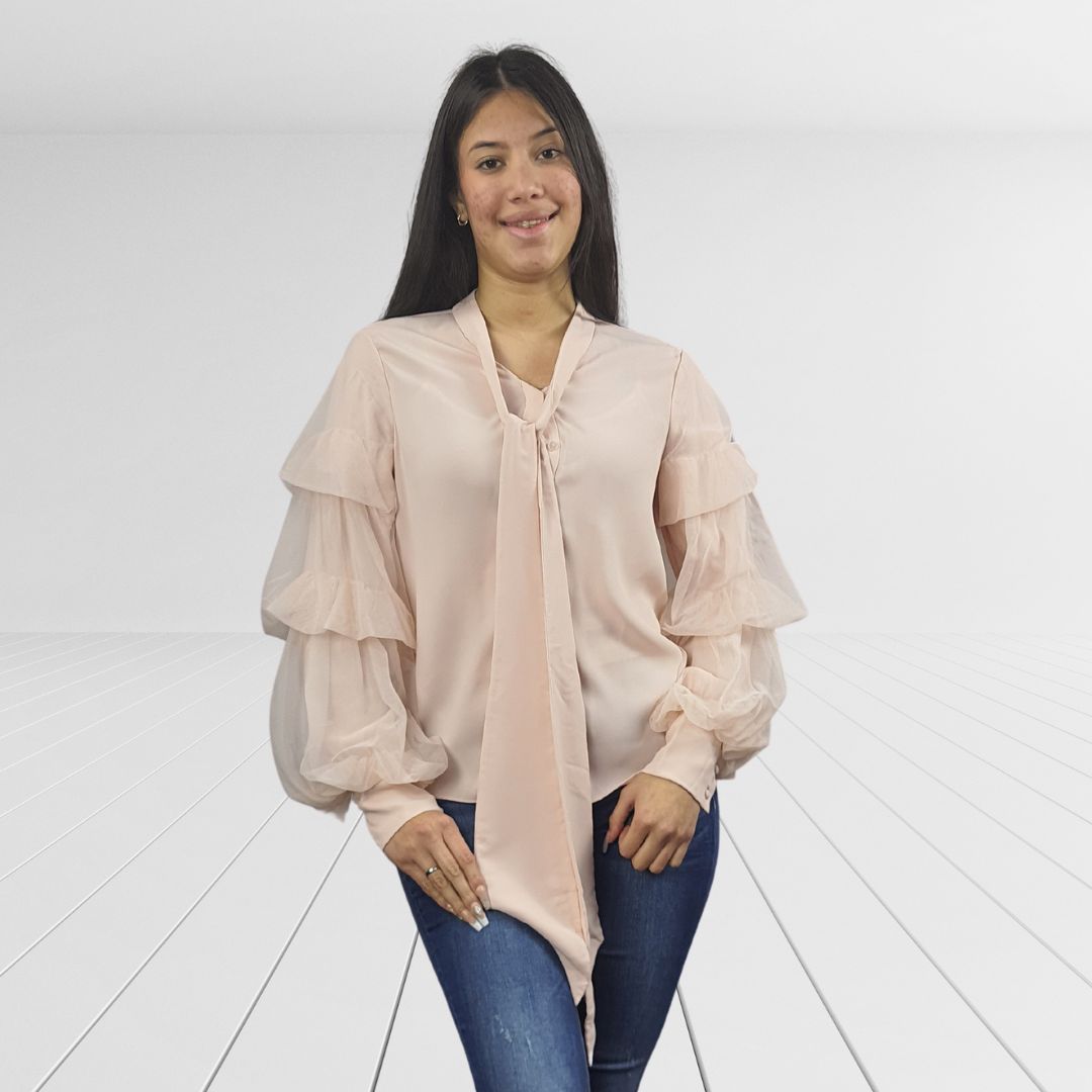 Blusa Vero Moda Rosa Vieja Style NADA L/S SHIRT(VMC-DR)