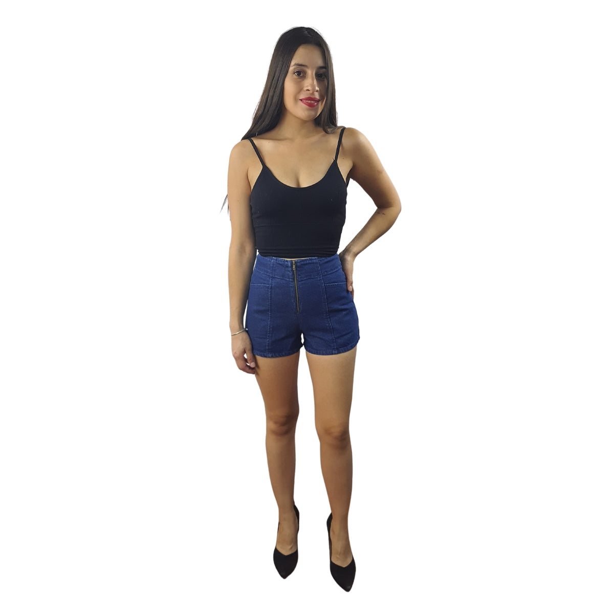 Short Vero Moda Azul Oscuro Style PISCES MW DENIM SHORTS(SL)