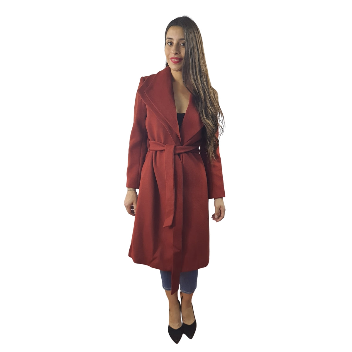 Blazer Vero Moda Marron Style CLASSIC L/S WOOL COAT(EL)