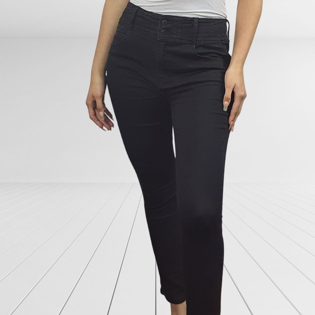 Jeans Vero Moda Negro Style RODE 9/10 HW X-SLIM JEANS(RN)