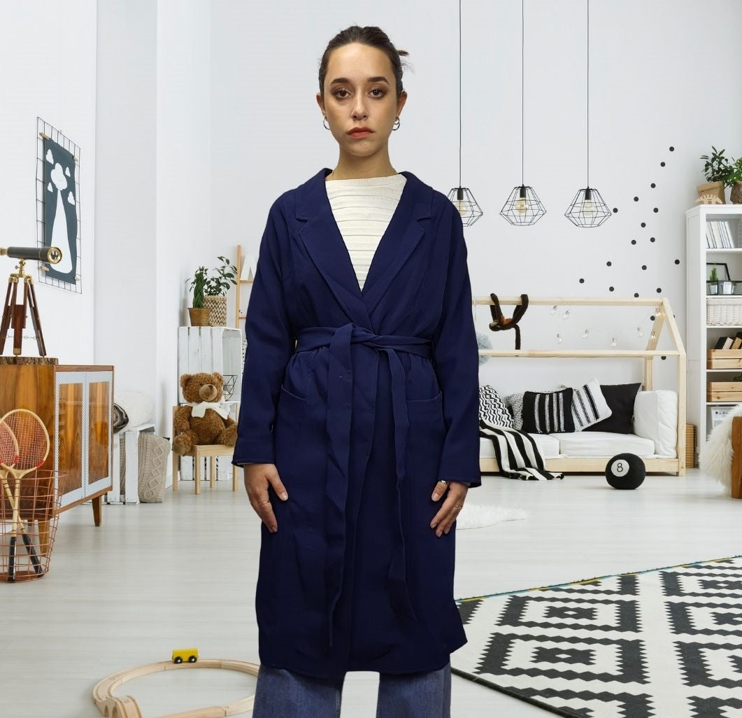 Blazer Vero moda Azul Style SCOTT L/S COAT(MM)