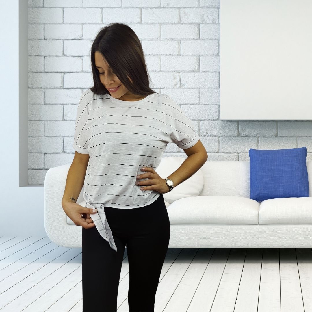 Polera Vero moda Blanco Style LEMO S/S TOP(SD)