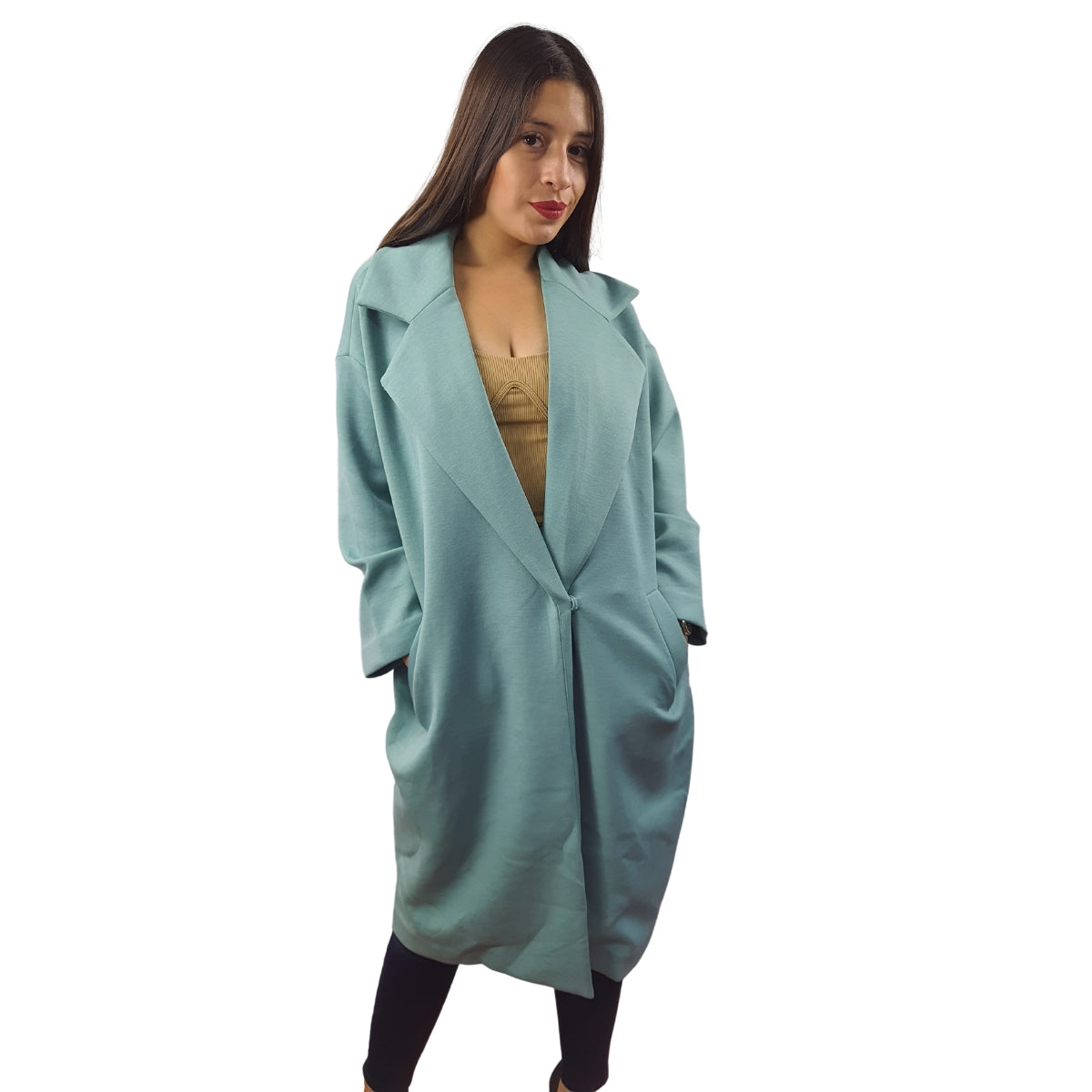 Blazer Vero Moda Verde Claro Style RAB LONG SWEAT BLAZER(MW-ET-3)