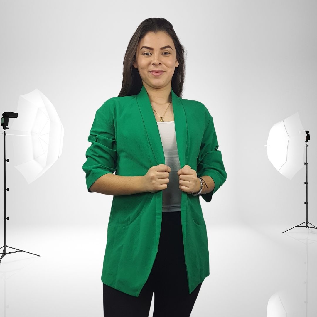 Blazer Vero Moda Verde Style EUROPE 3/4 BLAZER(VMC-TP-EC-2)