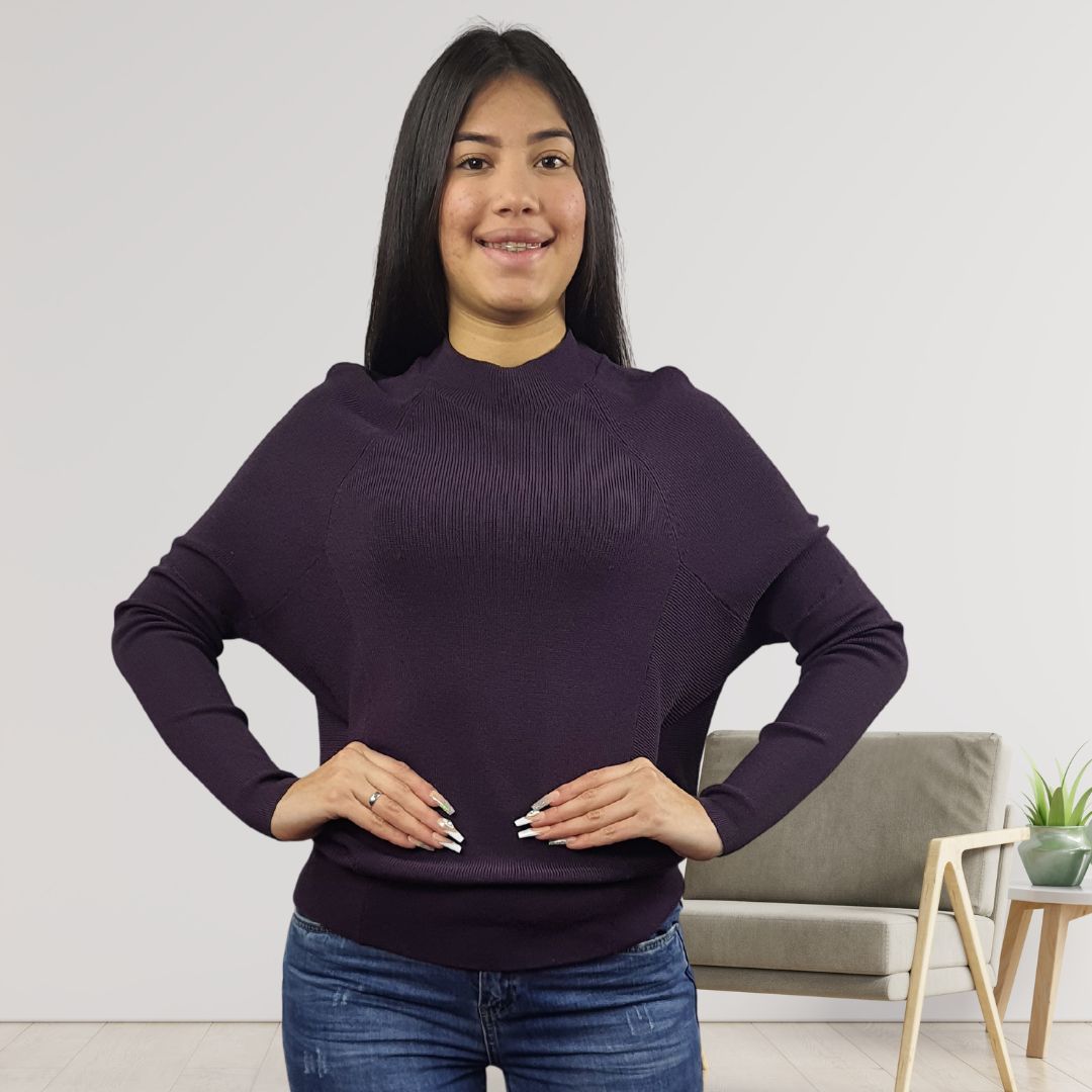 Sweater Vero Moda Morado Style ALLAN L/S KNIT(UM)