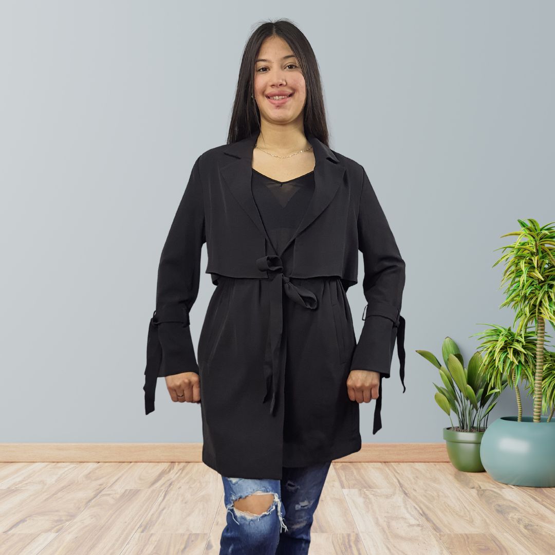 Blazer Vero Moda Negro Style FEM SHAWN L/S JACKET CL15(LL)