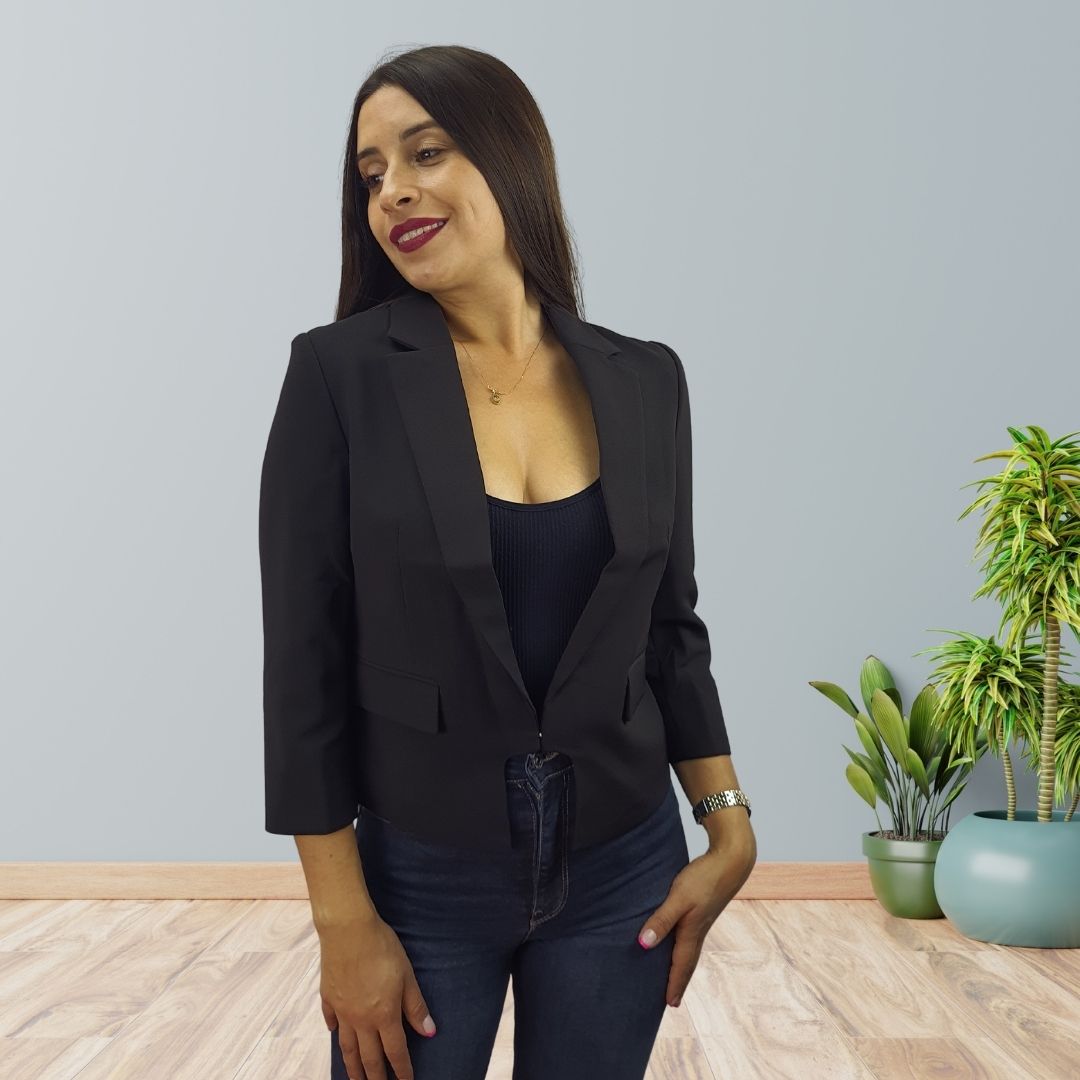 Blazer Vero moda Negro Style MARTHA 3/4 BLAZER(BN-ET-2)