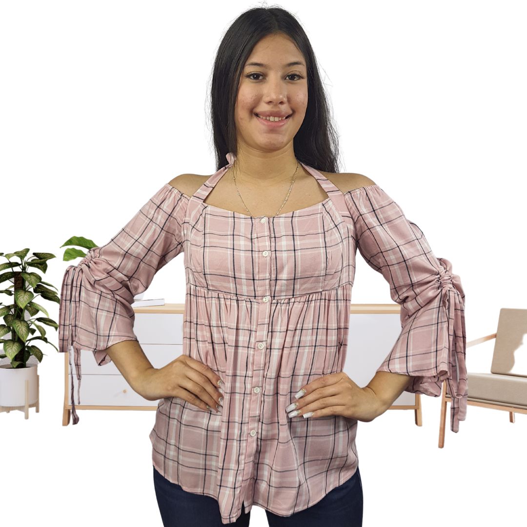 Blusa Vero Moda Rosado Style JUPITER L/S SHIRT(SL)