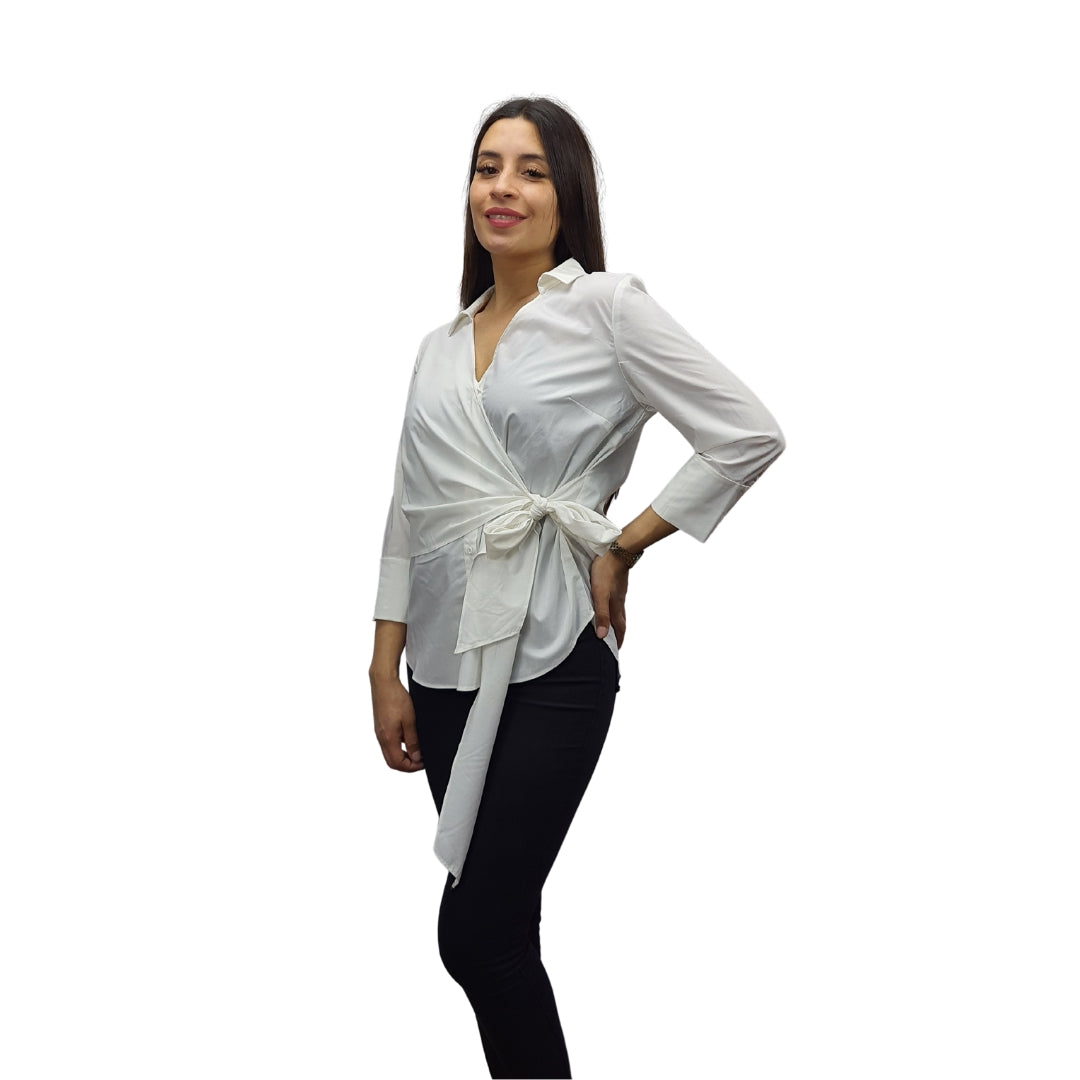 Blusa Vero Moda Blanco Style RIDER LOVE 3/4 SHIRT(NC)