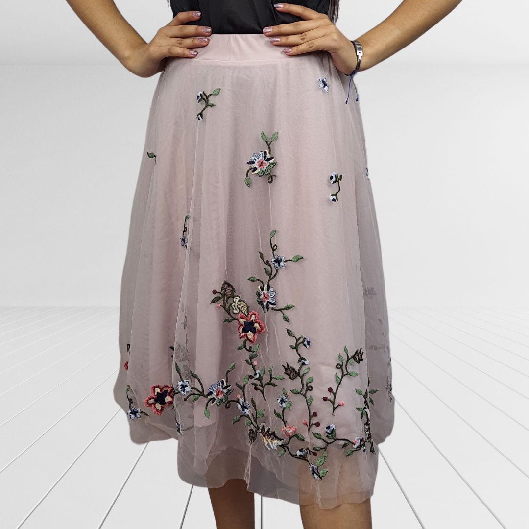 Falda Vero Moda Rosa Vieja Style MERIDA JERSEY SKIRT(VMC-NR)