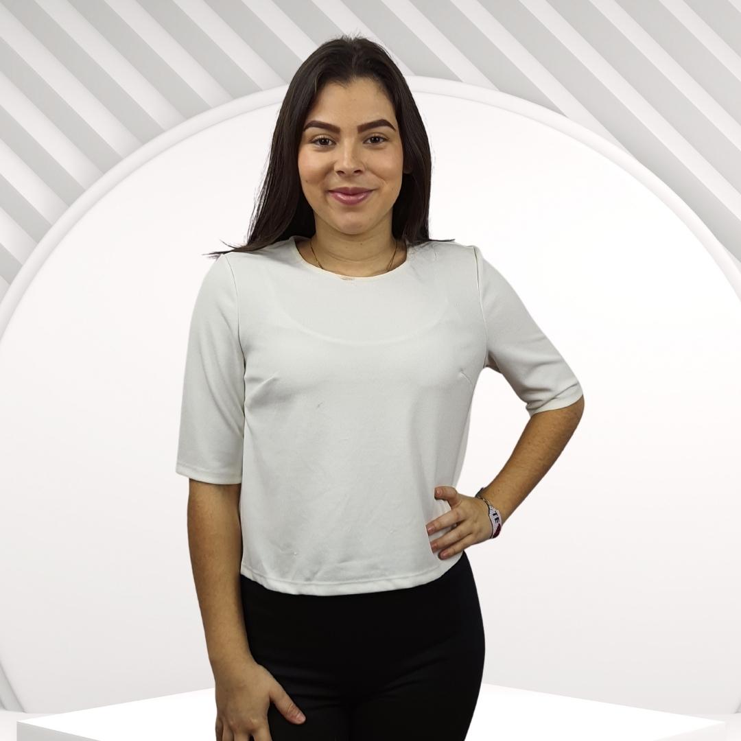 Blusa Vero Moda Blanco Style VOSS 1/2 TOP(VMC-HH)