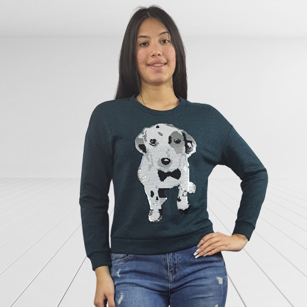 Sweater Vero Moda Verde Style SENGAL SWEAT(BN-CS-2)