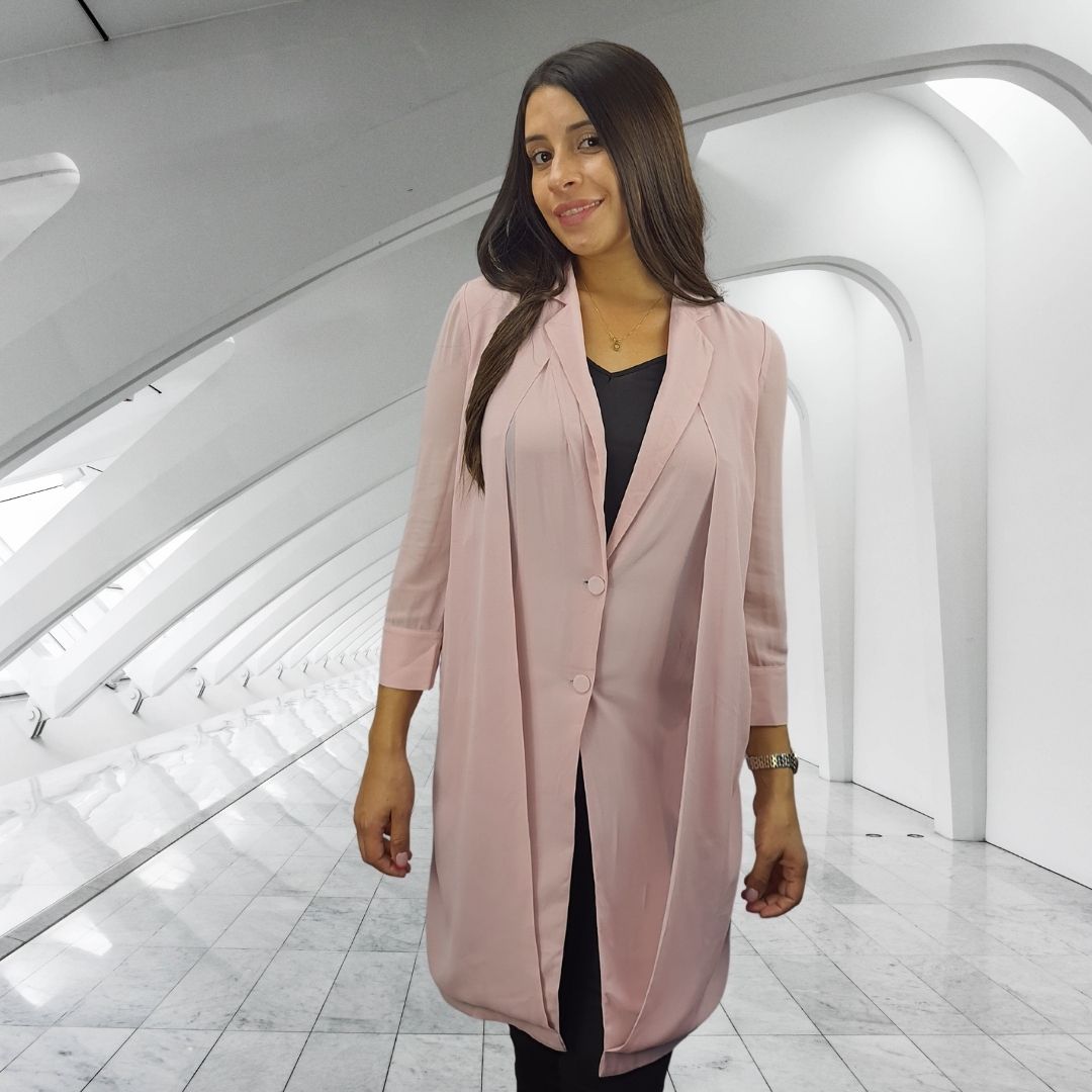 Blazer Vero Moda Rosa Vieja Style MARQUERITE 3/4 BLAZER(VMC-TP)