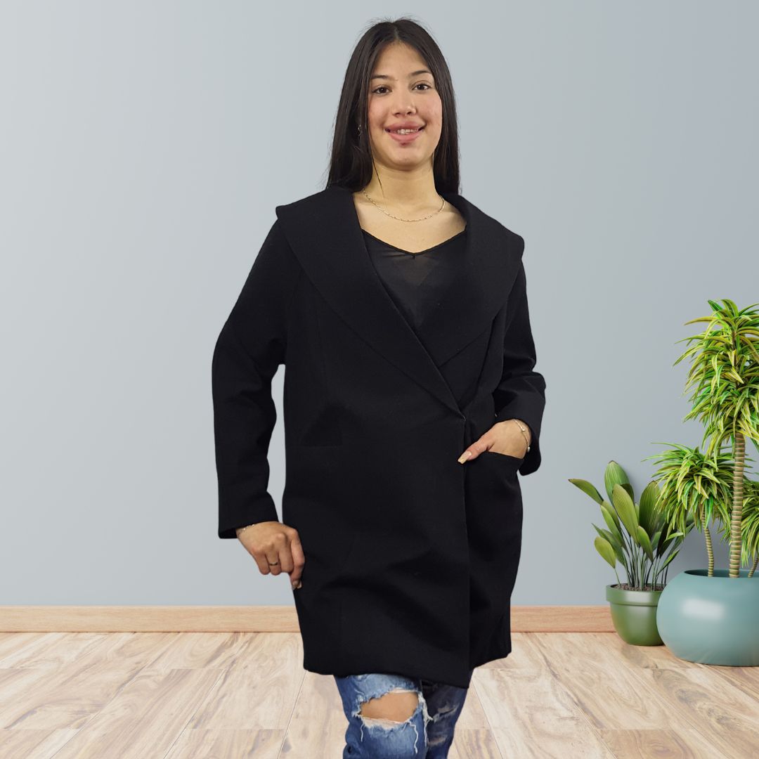 Blazer Vero Moda Negro Style ZENA 9/10 SWEAT COAT(RN)
