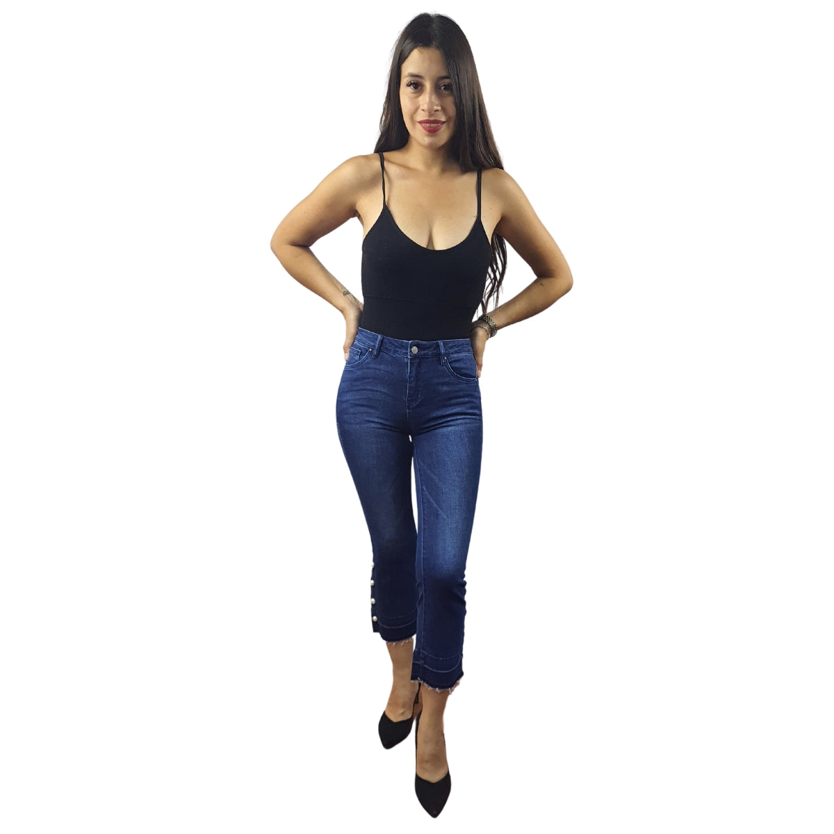 Pescador Vero Moda Azul Oscuro Style THEME 9/10 MW SB JEANS(BJ)