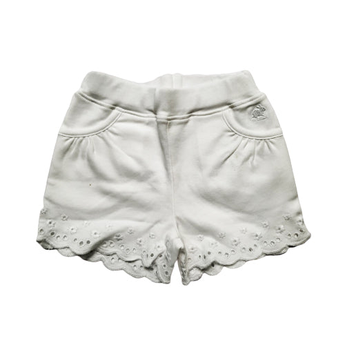 Short Babycottons Broderie Pima Blanco