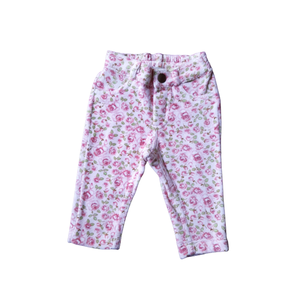 Pantalon Babycottons Chantal Plush Beba Rosa