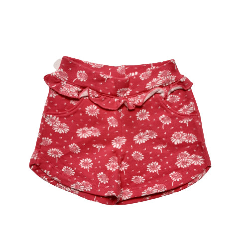 Short Babycottons Daisies French Terry Fucsia Fresa