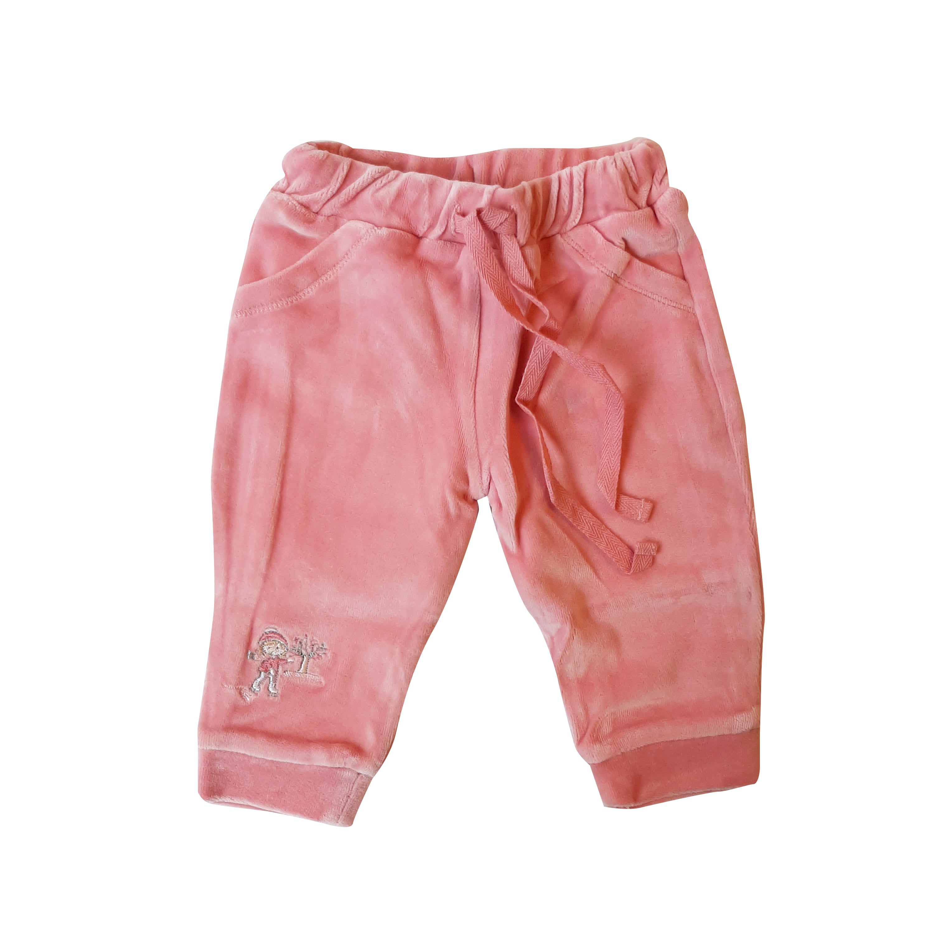 Pantalon Babycottons Forrado Revertime Plush E Rosa