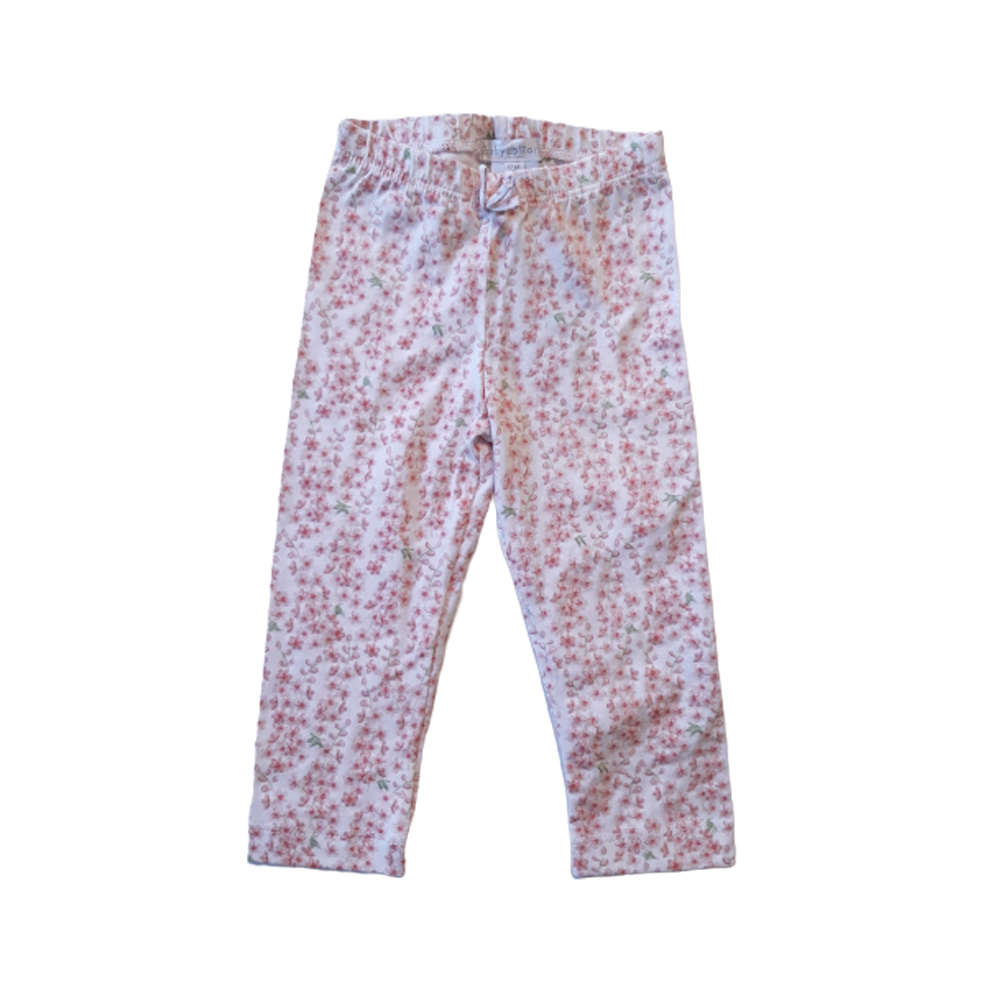 Legging Babycottons Isabella E Bco/Rosa