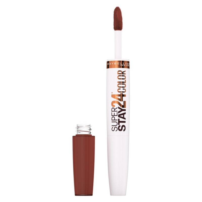 Labial Larga Duración Superstay 24 Horas Coffee Edition 340 Mocha Moves Maybelline