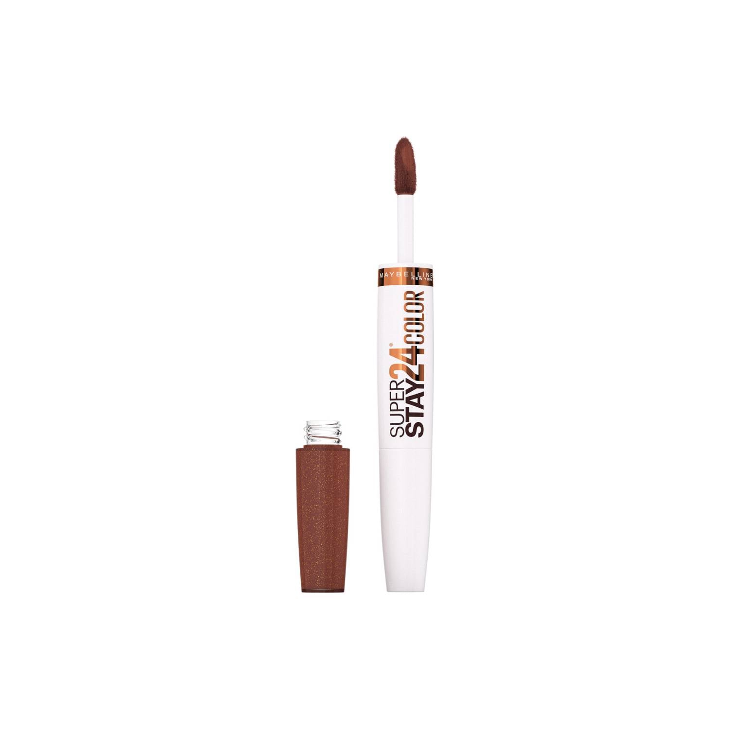 Labial Larga Duración Superstay 24 Horas Coffee Edition 345 Espresso Edge Maybelline