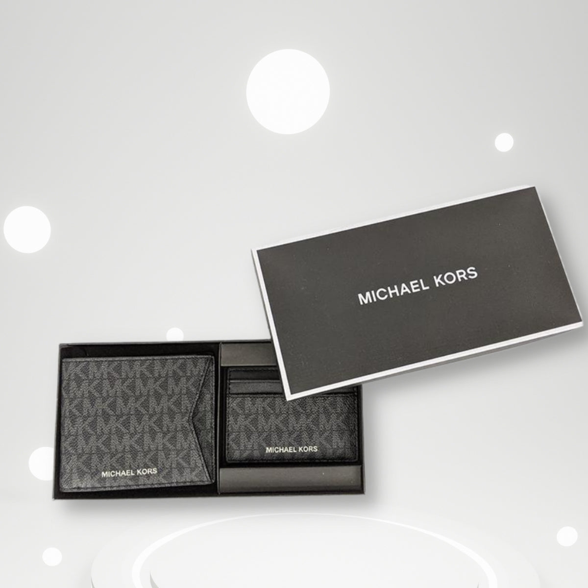 Billetera Michael Kors BILLFOLD Cc Box Set BlackColor BLACK