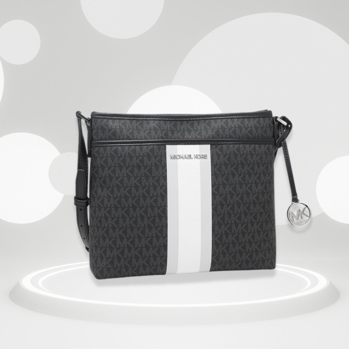 Cartera Michael Kors BEDFORD Ns Crossbody Black Multi SmColor BLACK