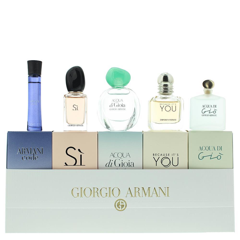 Estuche Armani Miniaturas 5Pcs de 5ml c/u 27Ml Mujer