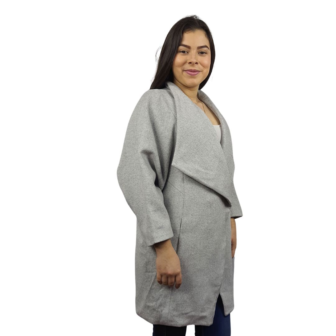 Blazer Vero Moda Gris Style ROAD WOOL COAT(EL)