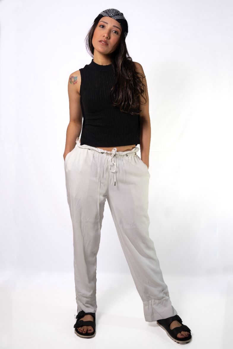 Pantalon Rapsodia Ipati Crudo