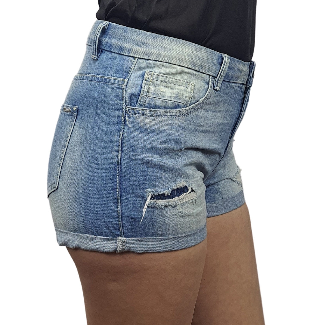 Short Vero Moda Azul Claro Style PANK DENIM SHORTS(MP)