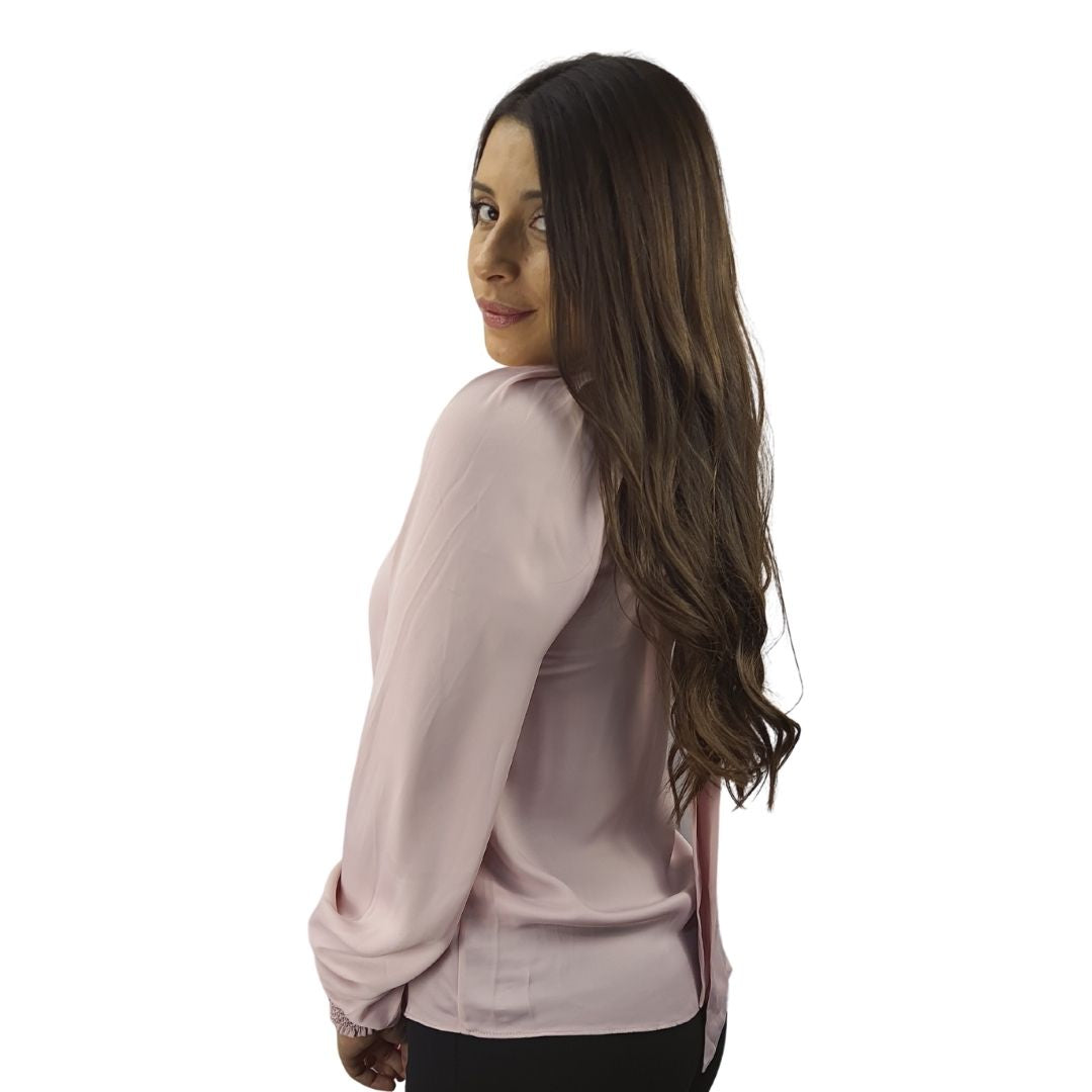 Blusa Vero Moda Rosa Vieja Style TIFFANNY L/S WOVEN TOP(VMC-PF)