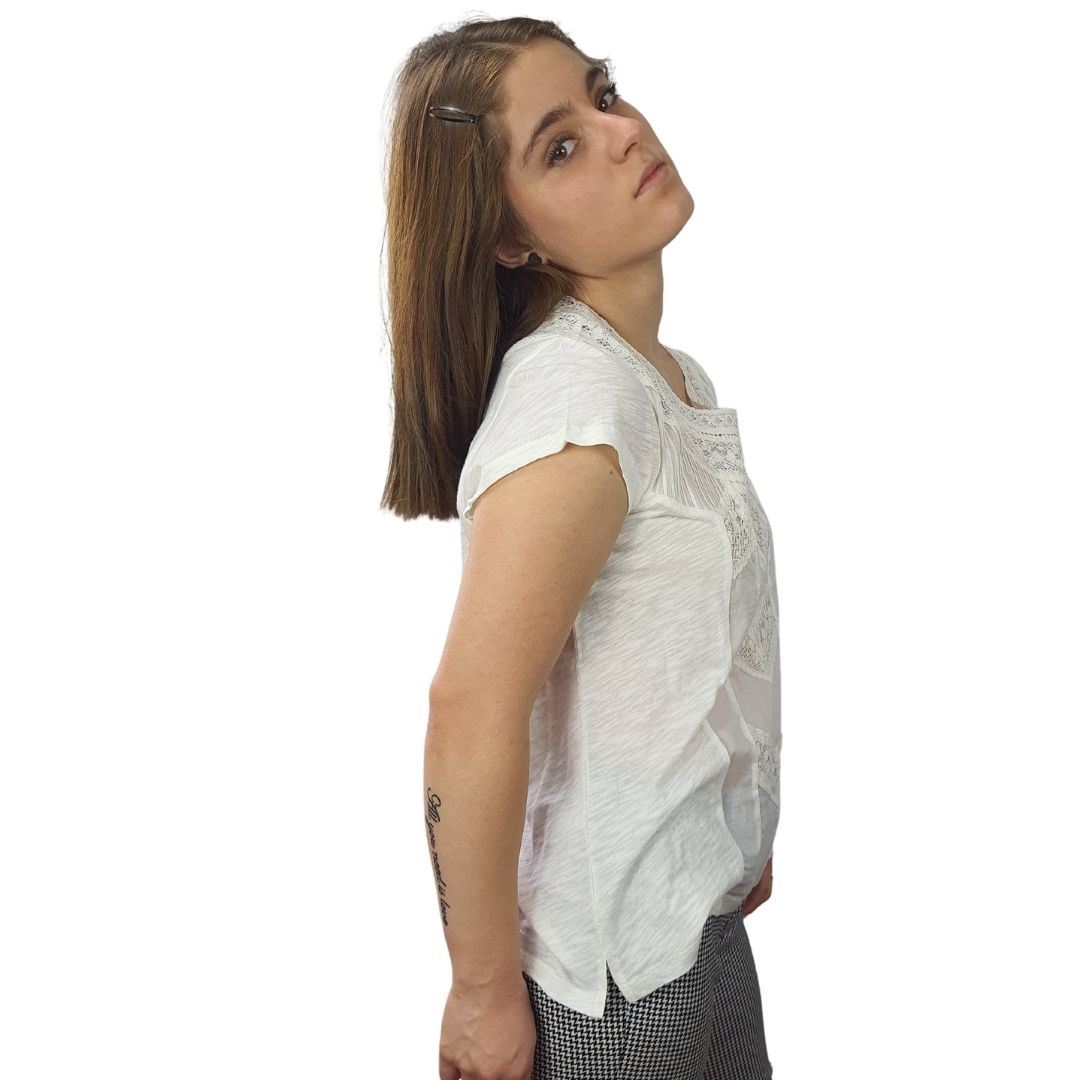 Polera Rapsodia Tuli Crudo