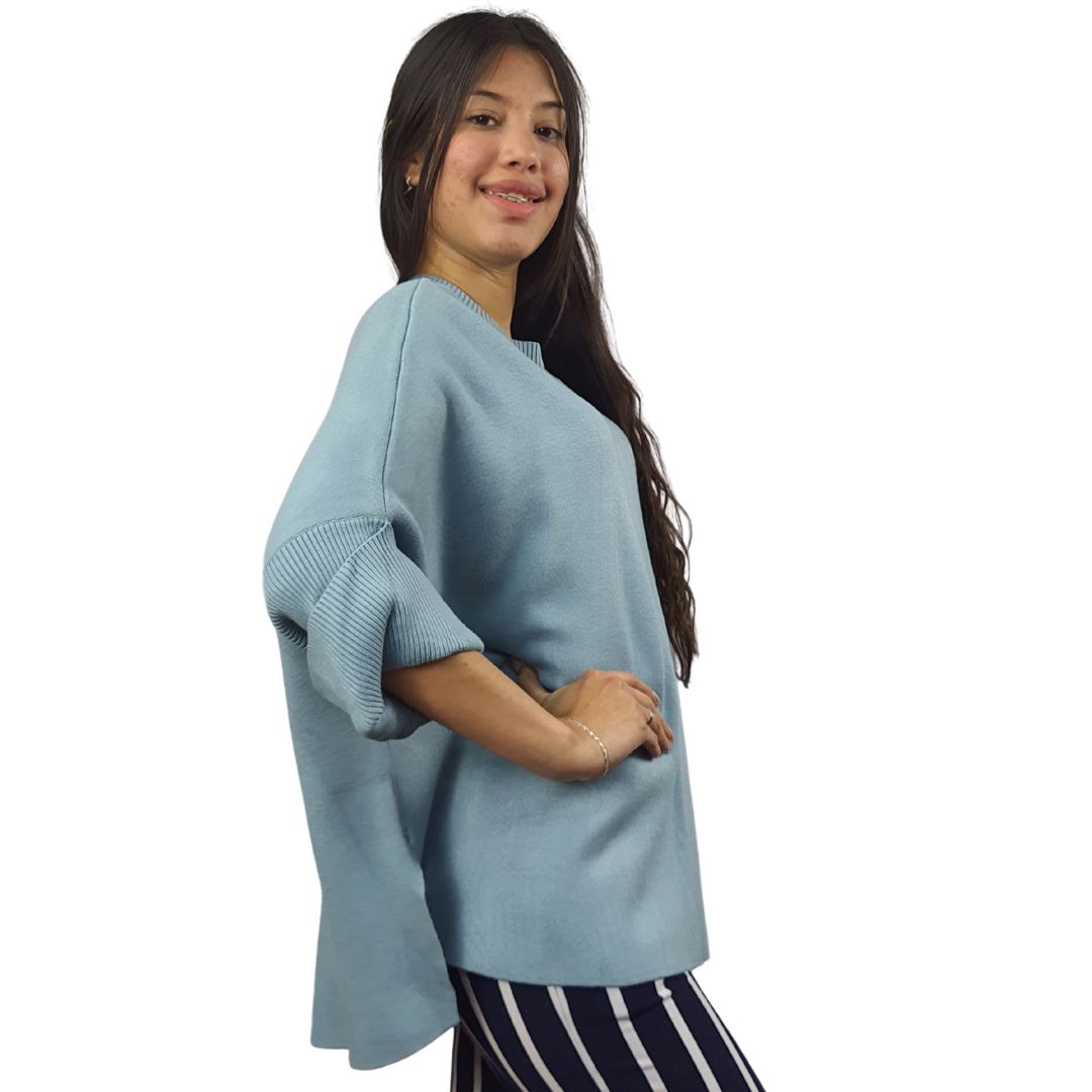Sweater Vero Moda Verde Style FAITH GRACIE 3/4 KNIT(VMC-NC)