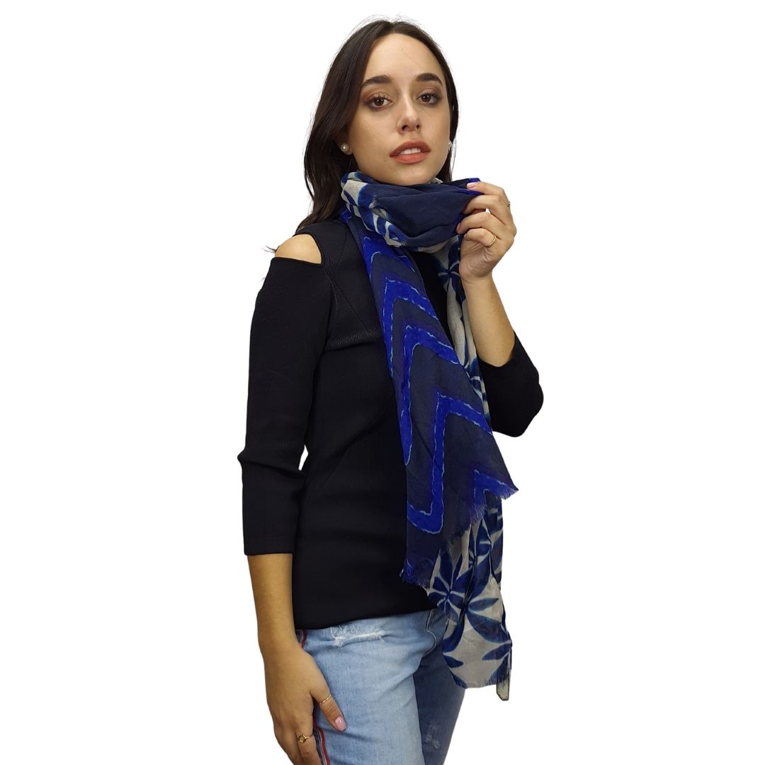 Pashmina Bufanda Rapsodia Mix Cloud Azul