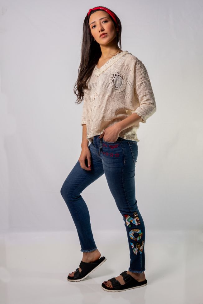 Blusa Rapsodia Bataraz Crudo