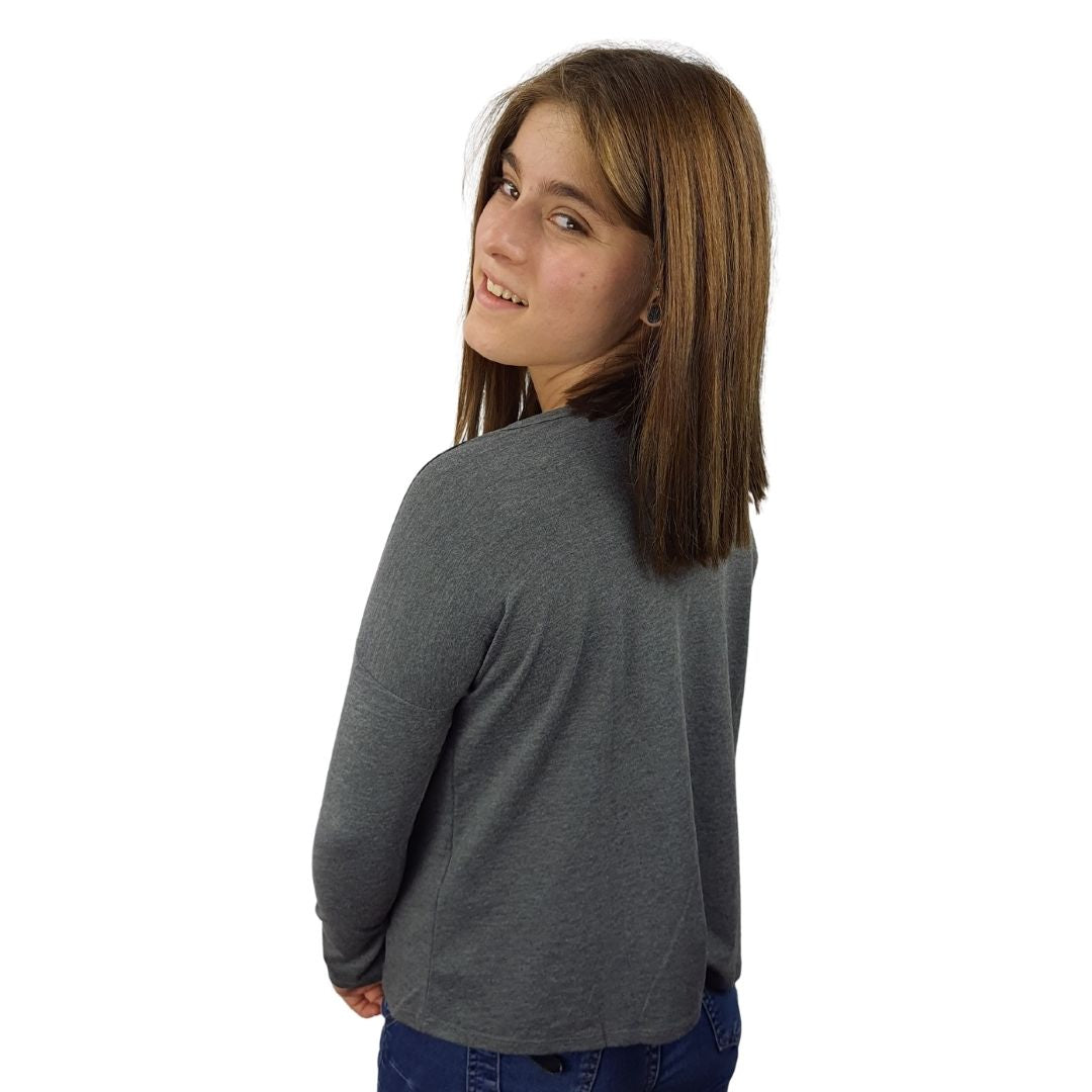 Polera Rapsodia Mandala Gris
