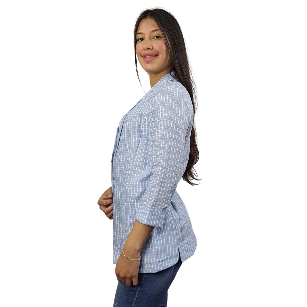 Blazer Vero Moda Azul Claro Style TARN 3/4 BLAZER(PM-EC-2)