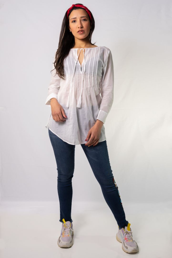 Blusa Rapsodia Evan Blanco