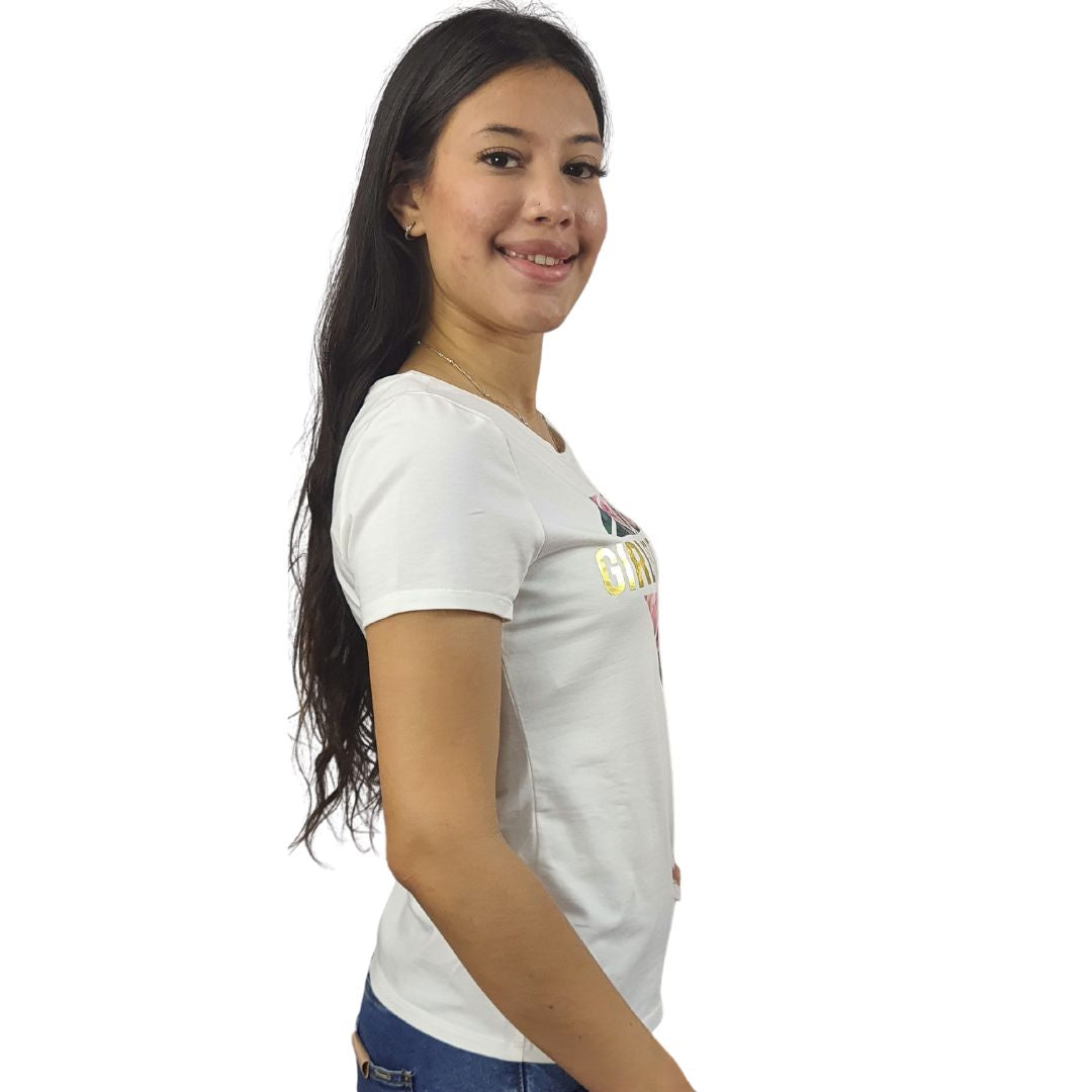 Polera Vero Moda Blanco Style PATTI S/S TOP(NN)