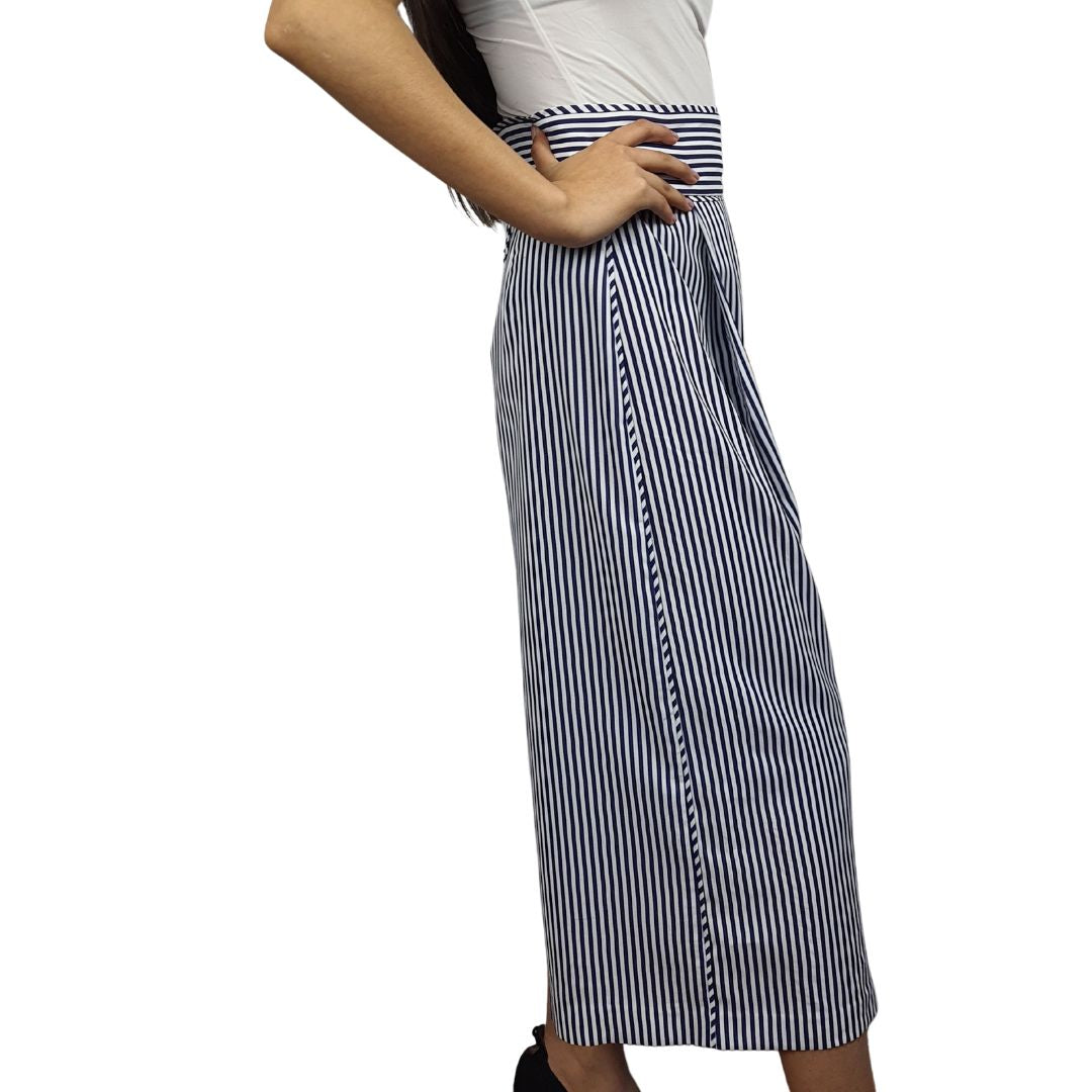 Pantalon Vero Moda Azul Style TRIFLE 7/8 HW WIDE PANTS(FL)