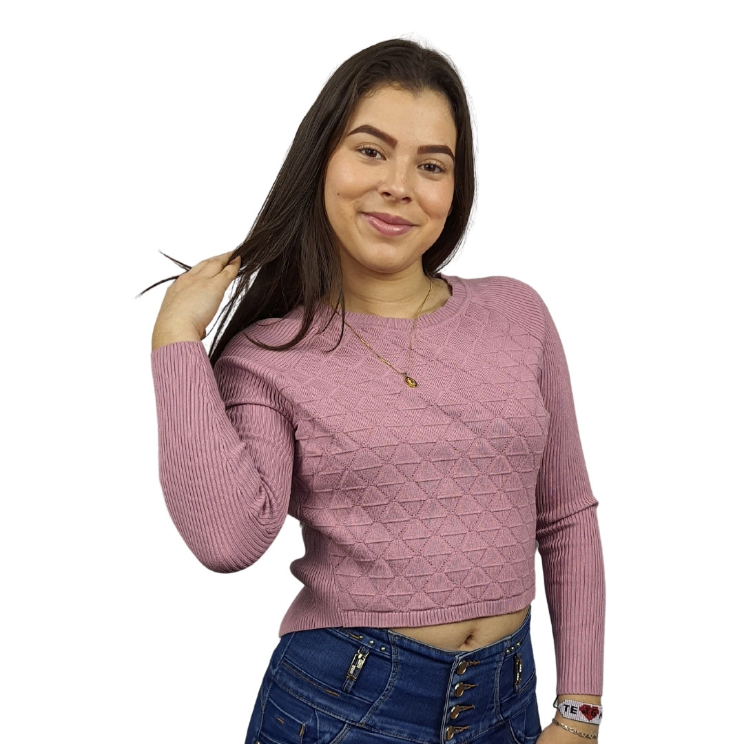 Sweater Vero Moda Rosa Palido Style LUCY L/S KNIT(UM)